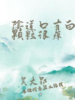 阴道口有白色的颗粒很痒