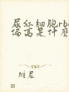 尿红细胞rbc偏高是什么意思