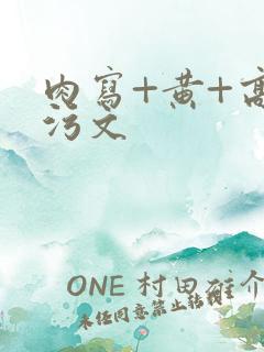 肉写+黄+高h污文