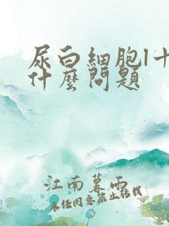 尿白细胞l十是什么问题