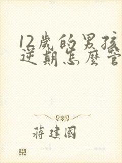 12岁的男孩叛逆期怎么管教