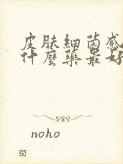 皮肤细菌感染用什么药最好