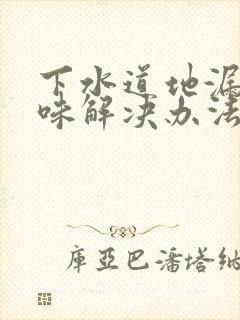 下水道地漏反臭味解决办法