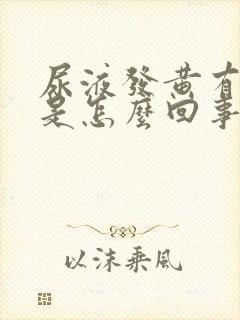 尿液发黄有味道是怎么回事女性