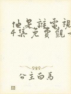 他是谁电视剧24集免费观看完整版