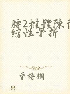 腰2椎体陈旧压缩性骨折