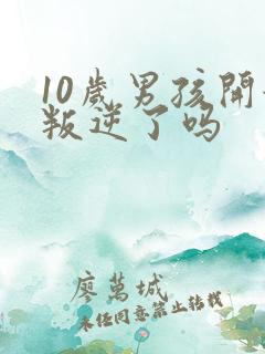 10岁男孩开始叛逆了吗