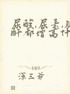 尿酸,尿素,肌酐都增高什么原因