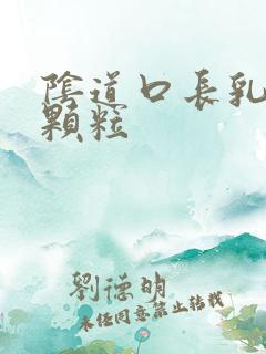 阴道口长乳白色颗粒