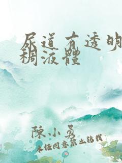 尿道有透明的粘稠液体