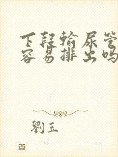 下段输尿管结石容易排出吗