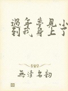 过年梦见小孩尿到我身上了