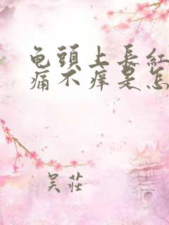 龟头上长红斑不痛不痒是怎么回事