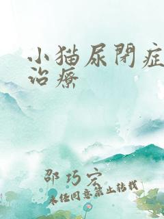 小猫尿闭症怎么治疗