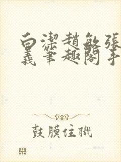 白洁赵敏张倩高义笔趣阁手机版少好