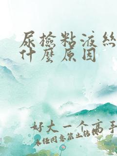 尿检粘液丝高是什么原因