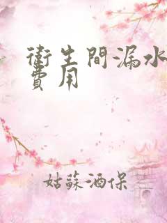 卫生间漏水维修费用