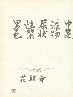 男性尿液中有白色絮状物是怎么回事