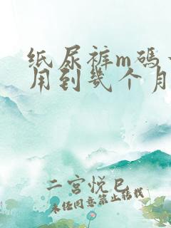 纸尿裤m码一般用到几个月