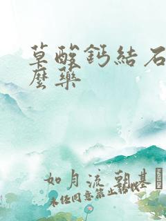 草酸钙结石用什么药