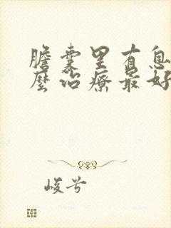 胆囊里有息肉怎么治疗最好