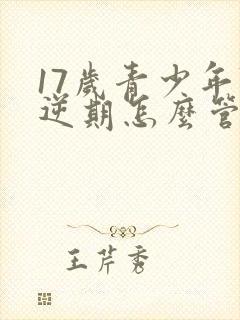 17岁青少年叛逆期怎么管教最合适男孩