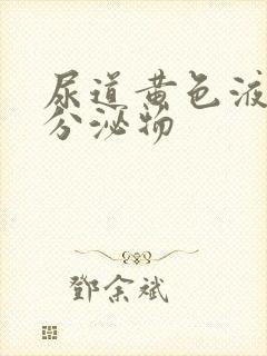 尿道黄色液体性分泌物