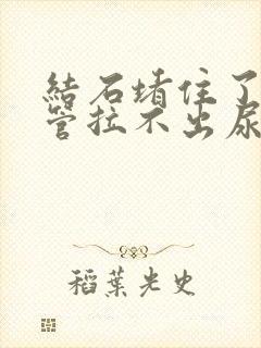 结石堵住了输尿管拉不出尿怎么解决