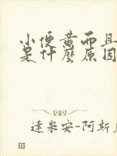 小便黄而且浑浊是什么原因引起的