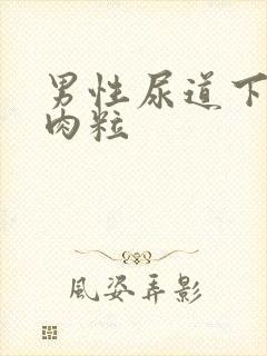 男性尿道下长小肉粒