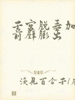 子宫脱垂加阴道前壁膨出