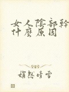 女人阴部干涩是什么原因