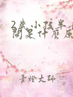 2岁小孩半夜哭闹是什么原因