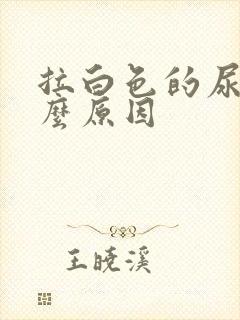 拉白色的尿是什么原因