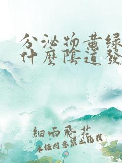 分泌物黄绿色是什么阴道发炎