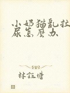 小奶猫乱拉屎拉尿怎么办