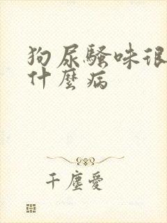 狗尿骚味很重是什么病