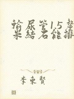 输尿管1.5厘米结石能排出去吗