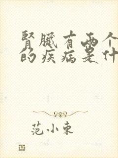 肾脏有两个严重的疾病是什么?