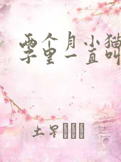 两个月小猫在笼子里一直叫