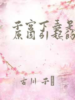 子宫下垂是什么原因引起的怎么治疗