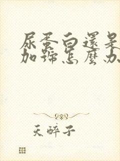 尿蛋白还是三个加号怎么办