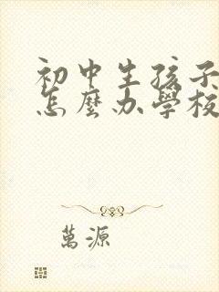 初中生孩子叛逆怎么办学校