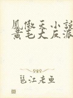 凤傲天小说里的黄毛大反派也想要幸福笔趣阁