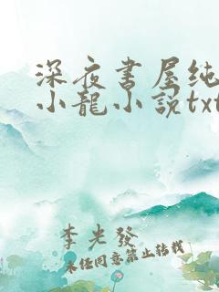 深夜书屋纯洁滴小龙小说txt下载