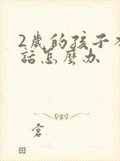 2岁的孩子不说话怎么办