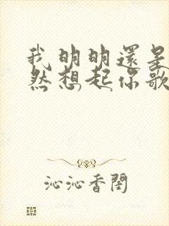 我明明还是会突然想起你歌词