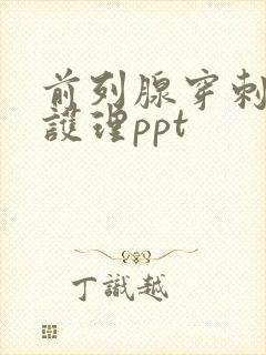 前列腺穿刺活检护理ppt