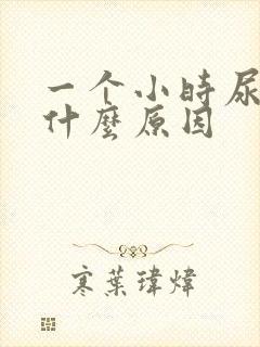 一个小时尿一次什么原因