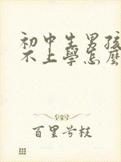 初中生男孩叛逆不上学怎么办